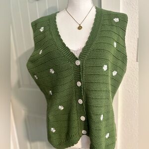 One Loved Babe knit vest